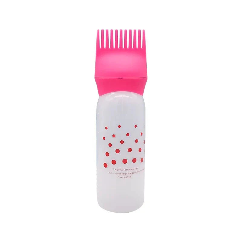 Applicateur d'Huile pour Cheveux - MultiFunctionDyeComb™ - Rose - Boucle Adore