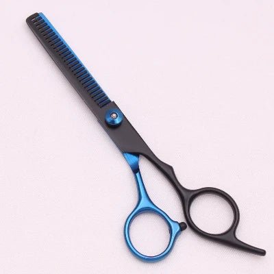 Ciseaux cheveux - HairScissorsPro™ - Noir&Bleu - Boucle Adore