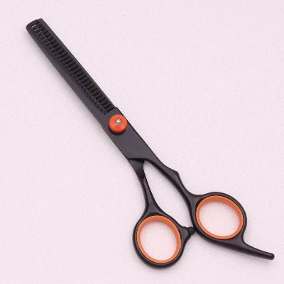 Ciseaux cheveux - HairScissorsPro™ - Orange - Boucle Adore